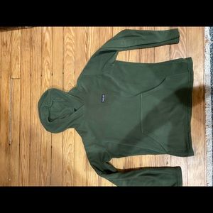 Patagonia fleece with hood